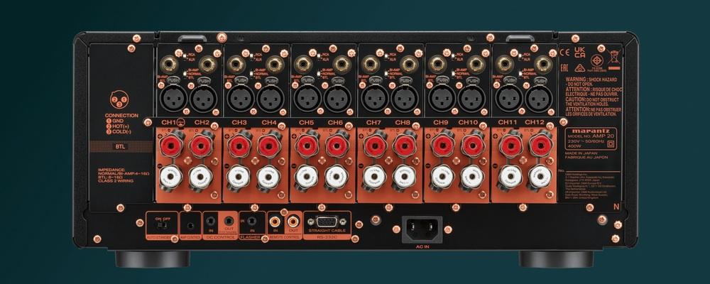 Marantz AMP10 hátlap