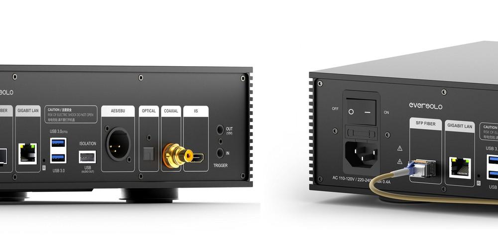 SFP bemenet, AES/EBU kimenet